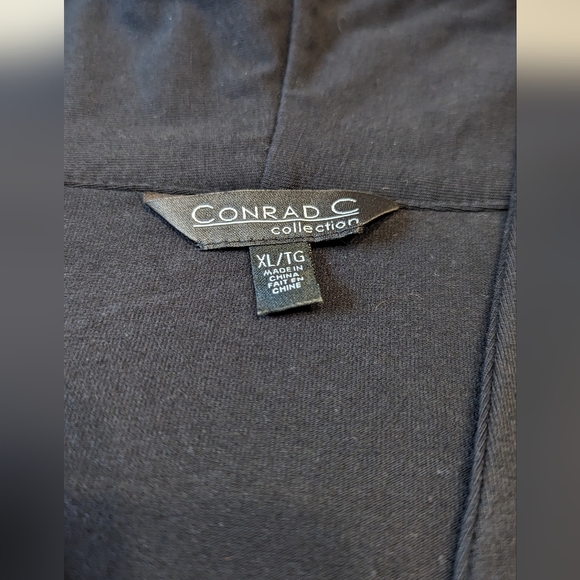 Conrad C open front black cardigan XL - Picture 7 of 7